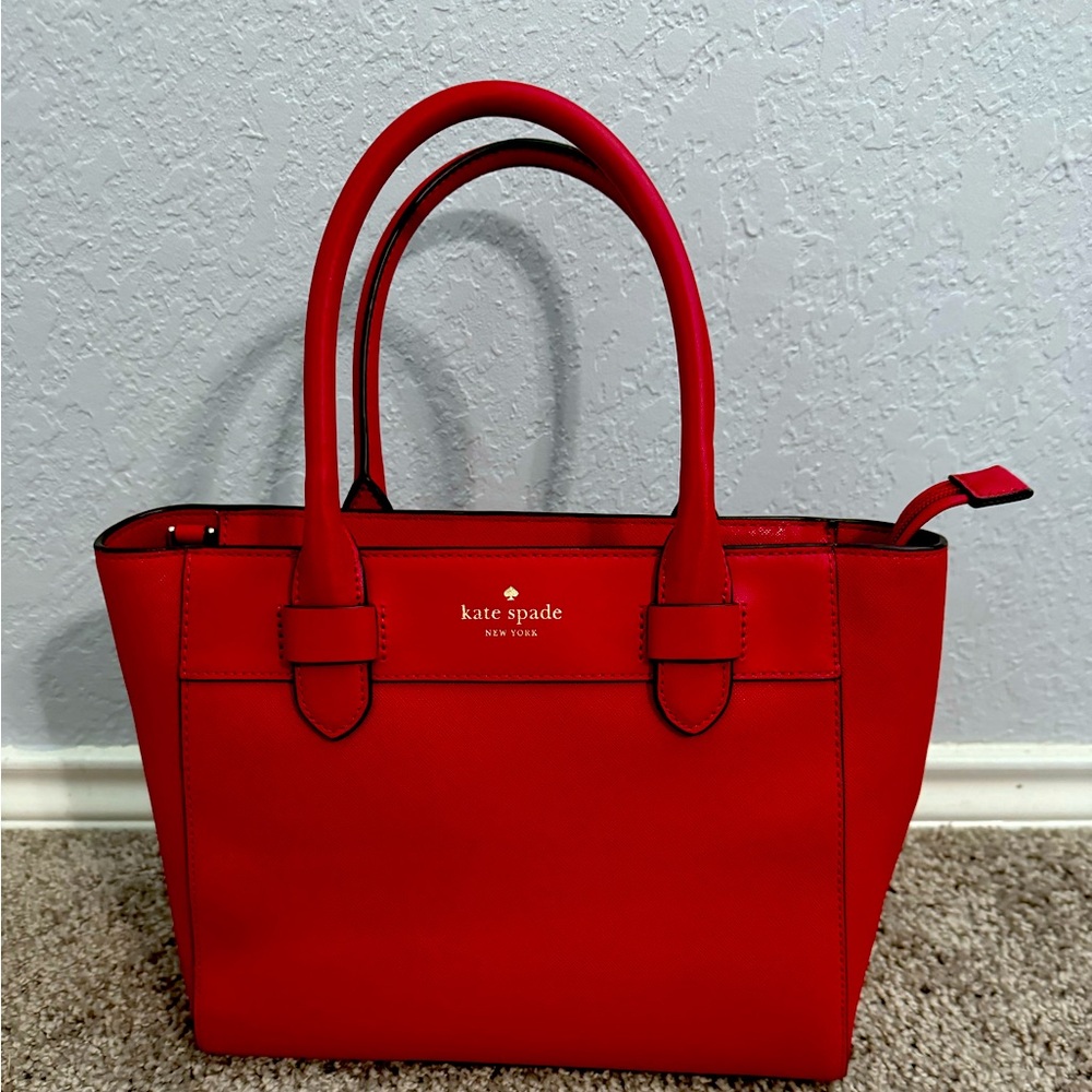 Kate Spade red purse. Slightly used